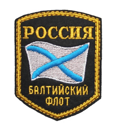 1-1 шевр.выш.Россия БФ (5-уг с флаг) черн. 